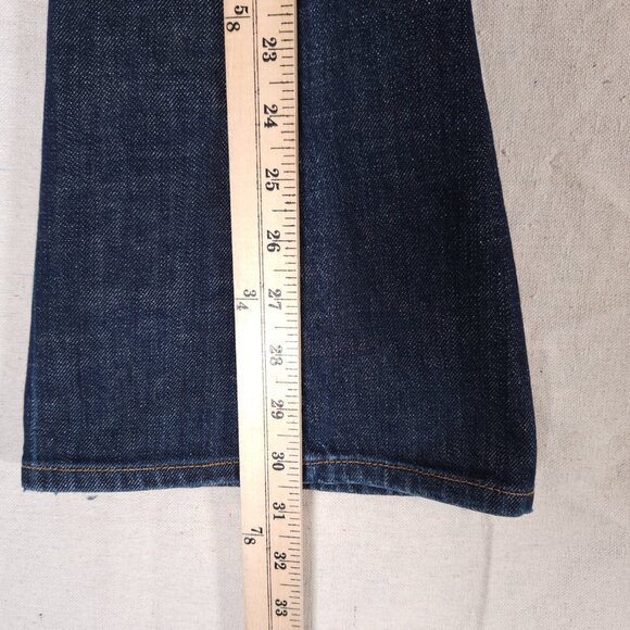 AG Adriano Goldschmied the Club Flare Blue Jeans Womens Size 27R Denim Pants - Picture 5 of 15